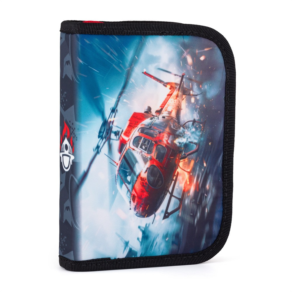 Penál 1 p. 2 chlopně, prázdný Hasiči